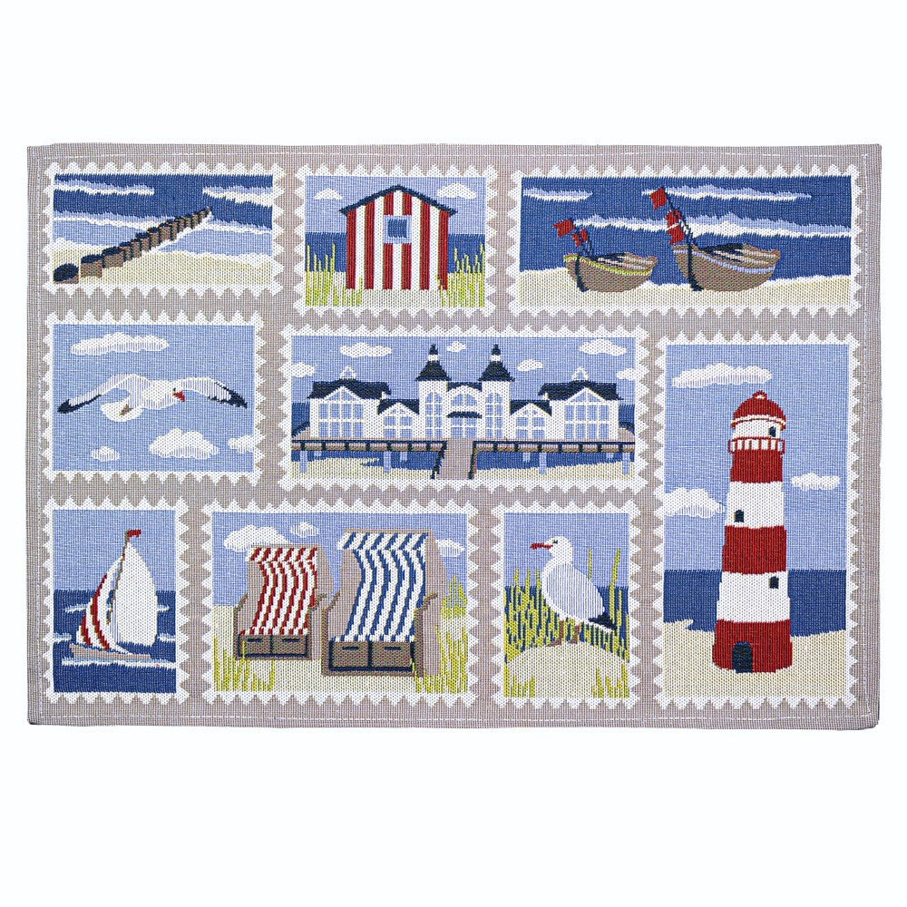 Jogos americanos de mesa Homvare, jantares festivos, festas, decoração para casa, tapeçaria trançada 13” x 19” - conjunto de 4