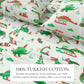 4-Piece Turkish Cotton Christmas Flannel Sheet - Whittaker Collection