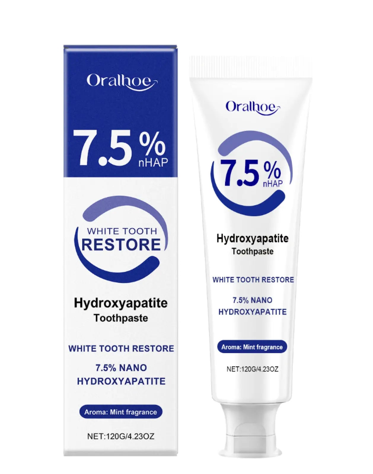 Hydroxyapatite Toothpaste Oral-b Mint Whitening 7.5% Nhap