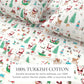 4-Piece Turkish Cotton Christmas Flannel Sheet - Whittaker Collection