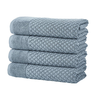 Cotton Diamond Waffle Weave Bath Towel Set - Grayson Collection