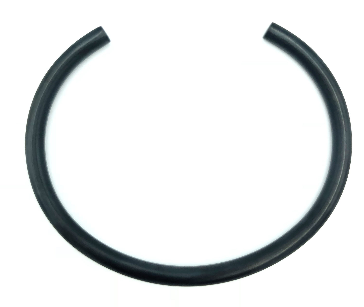 Pulseira de punho Homvare unissex de aço inoxidável preto fosco