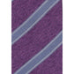 Gravata de seda listrada masculina Tasso Elba, roxa, tamanho regular