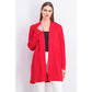 Cardigan feminino patchwork Charter Club vermelho tamanho pequeno médio