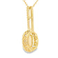 .10ct Opal Diamond Fashion Pendants 10KT Yellow Gold