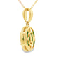 Chalcedony Diamond Fashion Pendants 10KT Yellow Gold
