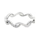 .17ct Diamond Wedding Band Ring 14KT White Gold