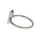 .25ct Emerald Diamond Ring 14KT White Gold