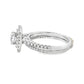 Lab Grown Diamond Fashion band rings 14KT White Gold