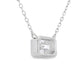 .85ct Moissanite Pendant Sterling Silver