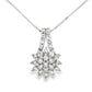 Lab Grown Diamond Fashion Pendants 10KT White Gold