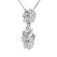 Lab Grown Diamond Fashion Pendants 10KT White Gold