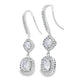 8.51ct Moissanite Dangle Earrings Sterling Silver