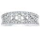 .50ct Diamond Fashion band rings 10KT White Gold