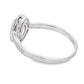 .62ct Garnet Diamond Ring 10KT White Gold