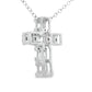 .50ct Diamond Cross Religious Pendant 10KT White Gold