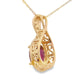 1.61ct Garnet Diamond Fashion Pendants 14KT Yellow Gold