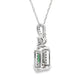 .57ct Emerald Diamond Fashion Pendants 10KT White Gold