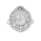 Cubic Zirconium Ring Sterling Silver
