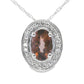 .40ct Quartz Diamond Fashion Pendants 10KT White Gold