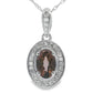 .42ct Quartz Diamond Fashion Pendants 10KT White Gold