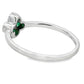 .15ct Emerald Diamond Ring 10KT White Gold
