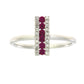 .30ct Ruby Diamond Ring 14KT White Gold