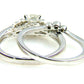 .90ct Antique Style Engagement Ring Set 14KT White Gold