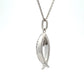 .17ct Cross Religious Pendant Sterling Silver 10KT Gold