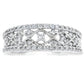.50ct Diamond Fashion band rings 10KT White Gold
