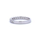 .75ct Diamond Wedding Band Ring 14KT White Gold