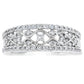 .50ct Diamond Fashion band rings 10KT White Gold