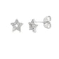 .05ct Diamond Earrings 14KT White Gold