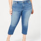 Calça Jeans Skinny Cropped Incfinity Feminina da International Concepts Azul Tamanho 16W