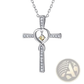 Infinity Love Heart Cross Birthstone Crystal Necklace