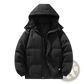 Insulated Hooded Quilted Puffer Jacket for Outdoor Sports