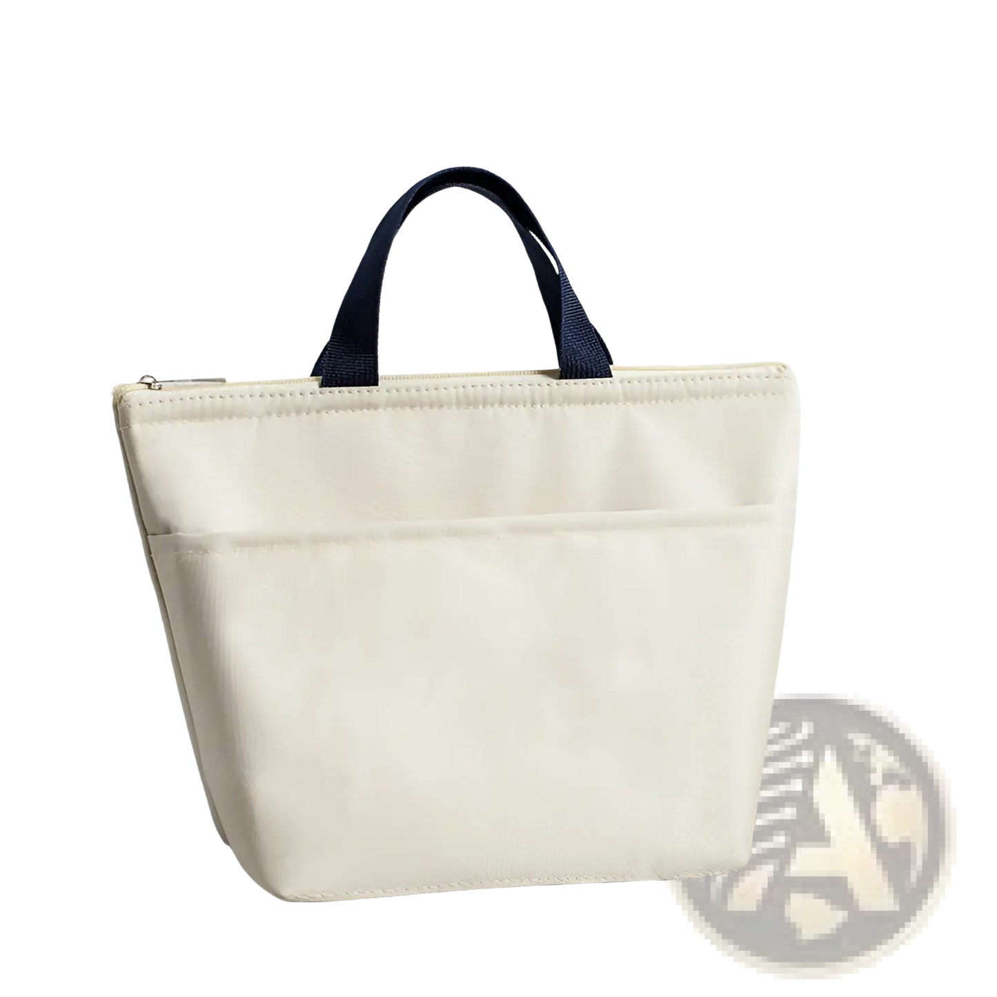 Insulated Oxford Bento Lunch Bag with Zipper Closure