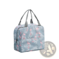 Insulated Waterproof Lunch Bag Striped Cactus Pattern