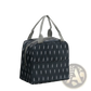 Insulated Waterproof Lunch Bag Striped Cactus Pattern