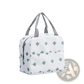 Insulated Waterproof Lunch Bag Striped Cactus Pattern
