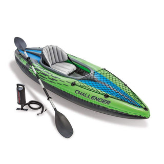Intex Challenger K1 Inflatable Single Person Kayak Set