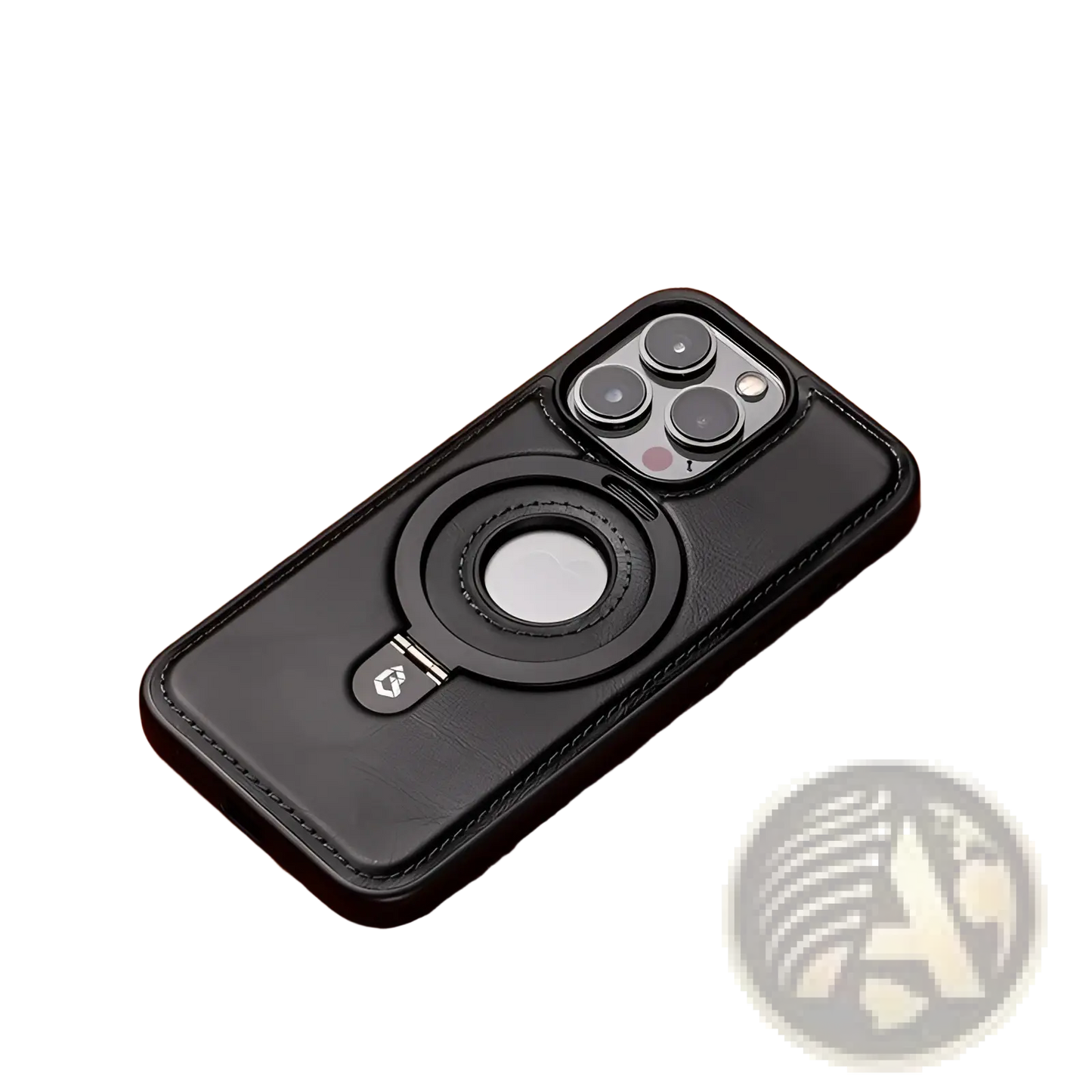 Iphone 16 Pro Max Magnetic Leather Case with Stand