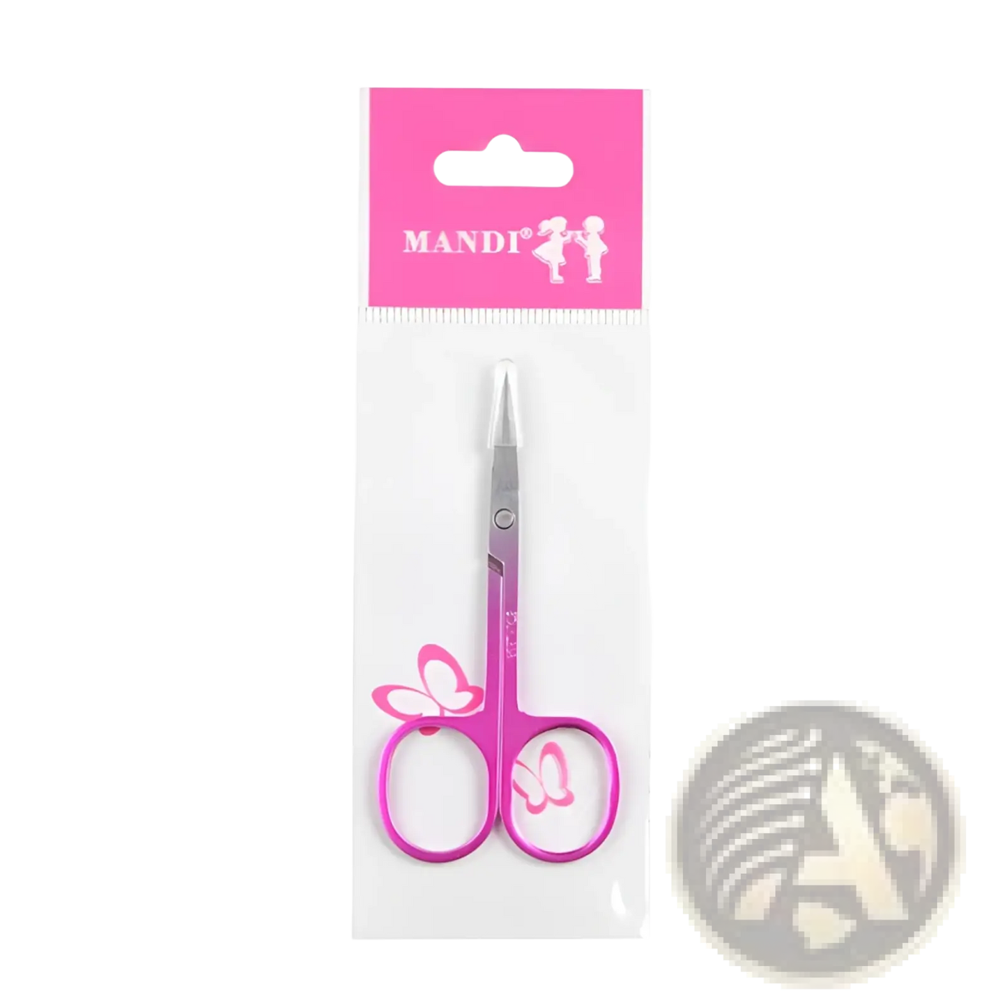 Iridescent Stainless Steel Butterfly Eyebrow Trimmer Scissors