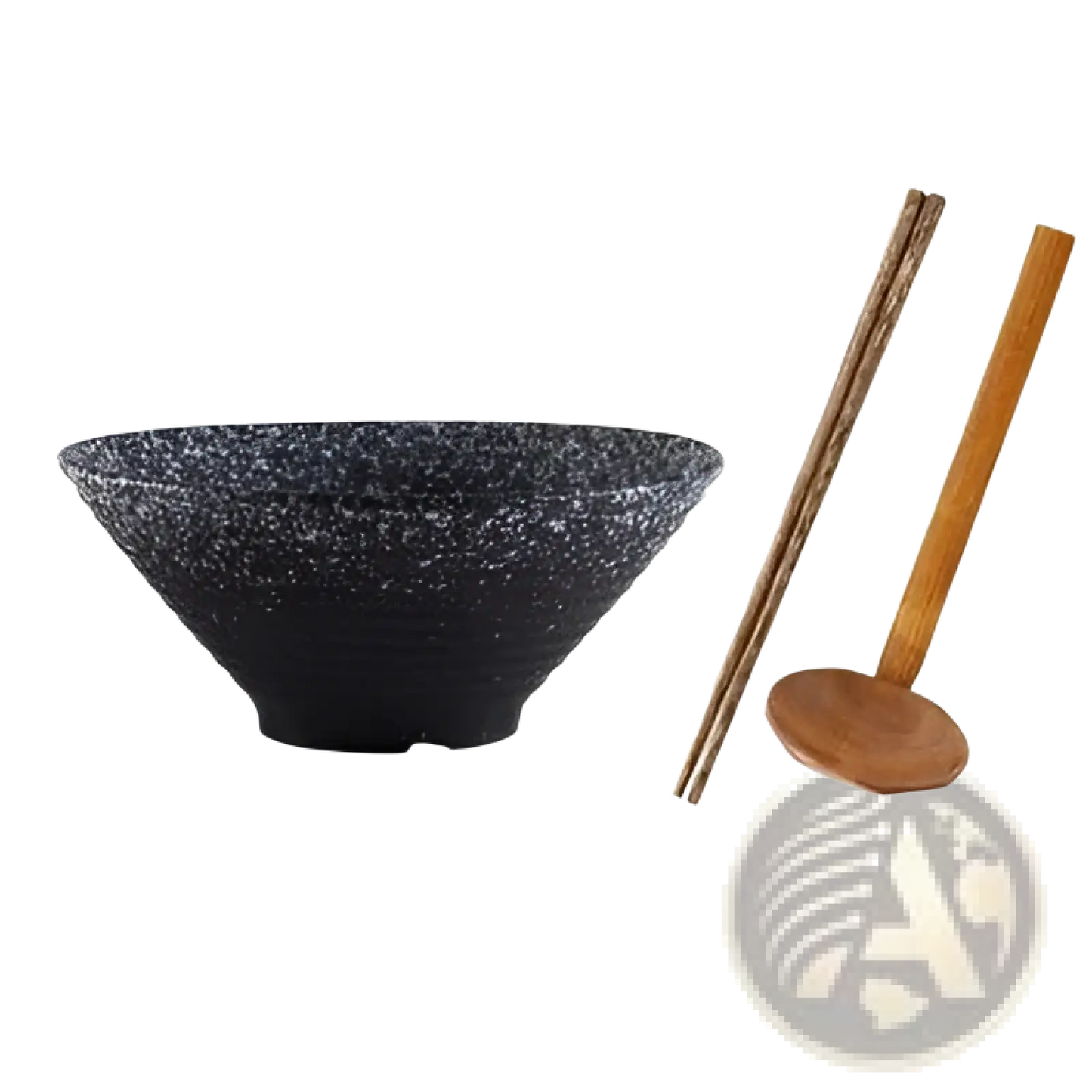 Japanese Ceramic Bowls Rustic Speckled Tableware Set