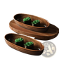 Japanese Sushi Platter Handcrafted Wooden Boat Set