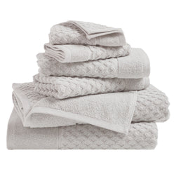 Cotton Diamond Waffle Weave Bath Towel Set - Grayson Collection