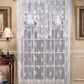 Painel de cortina com bolso de haste de renda JC Penny Butterfly 56X63 - Branco