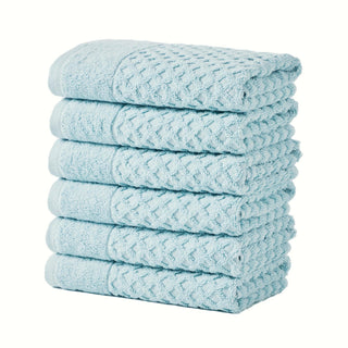Cotton Diamond Waffle Weave Bath Towel Set - Grayson Collection