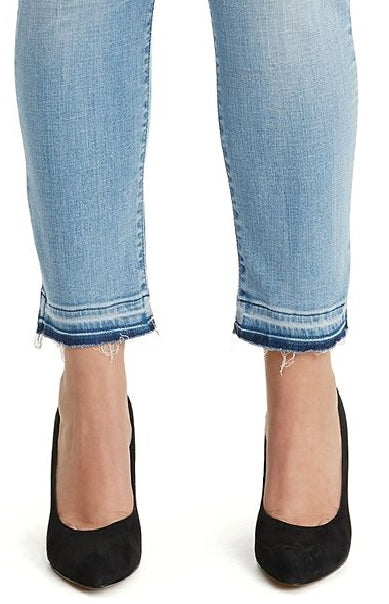 Calça Jeans Skinny Plus Size Rasgada Levi's Feminina Azul Médio Tamanho 24