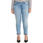 Calça Jeans Skinny Plus Size Rasgada Levi's Feminina Azul Tamanho 24